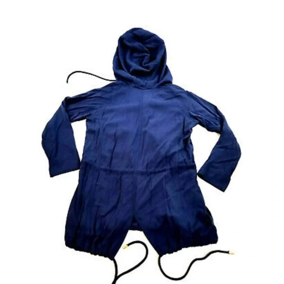 💙 MICHAEL KORS BASICS TRUE NAVY HOODIE JACKET! - Picture 9 of 16